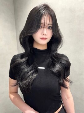 ニトバイアンキシム(nit by ahnkism) 韓国風レイヤーカット顔まわりくびれオルチャン堀江