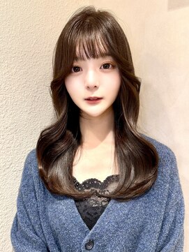 ロンド リリー 銀座(Lond Lily) 髪質改善縮毛矯正レイヤーカット顔周り前髪韓国ミニウルフ/銀座