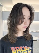 ノラ ウメダ(NORA UMEDA)&nbsp;地毛ハイライトカラーインナーハイライトレイヤーカット