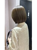 薬院.今泉【Nika beaute】#イエローオリーブカラーbob