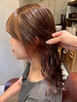 ヨーク(yoke.)&nbsp;デザインカラー/インナーカラー/ピンクアッシュ