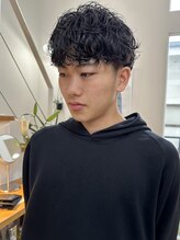 王道メンズパーマ。パーマ初めてでもチャレンジしやすい◯パーマ/マッシュ/ニュアンスパーマ