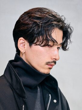 レタッチバイフィフス(RETOUCH by fifth) 原宿ルーズパーマオールバックスパイラルパーマ大人色気ヘア30代