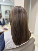 白髪ぼかし×アンブレラカラー×髪質改善