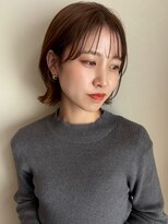 エスデザイン(es design)&nbsp;レイヤーボブ×ベージュ