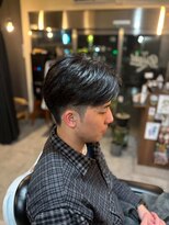 ザ ブライト バーバー(The BRIGHT BARBER)&nbsp;前下りマッシュセンターパート 