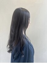 ニナル(Ninal)&nbsp;ブラックパープル×ふるふわパーマ