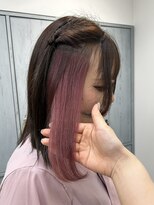 ロテ(LOTE.)&nbsp;ワンホンレイヤー/ミルクティーブロンド/ダークブルー/一宮