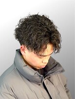 アノ(Ano.) 大分20代30代センターパートシャドウパーマ波巻きシャドウ