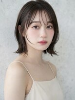 リコ ヘアアンドリラクゼーション 名駅店(LICO HAIR&RELAXATION) シースルーバング ぱつっとボブ 名古屋駅/名駅/前髪