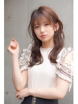 ヘアーズ ベリー 香椎店(hairs BERRY)&nbsp;BERRY/ピンクベージュ/美髪/オーガニック/前髪/カール