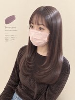 ココカラヘアー プラス(cococara‐hair plus)&nbsp;ラベンダーブラウンカラー×レイヤーカット