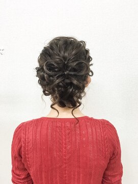 ヘアセット専門店 ナゴミ 渋谷店(nagomi) リボンのルーズアップ