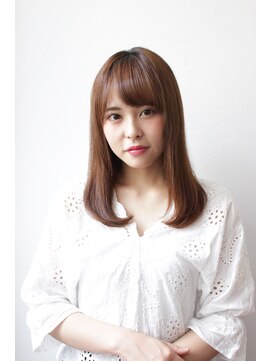 シアン ヘア デザイン(cyan hair design) 【cyan】ナチュラル内巻きセミディ