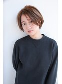 ナチュラルな雰囲気のシンプルボブ