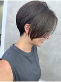 この夏おすすめ☆前髪なし×絶壁解消ひし形ショート