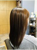 ツヤ髪ストレート