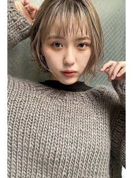 キコ 天神大名西通り店(kico) kico☆濡れ髪×オリーブカラー×透け感×ウェットヘア