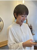 シンプルで可愛いショートスタイル。