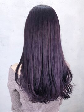 アイティーバイアルバム 八王子店(IT by ALBUM) ラベンダーロング_マロンベージュかきあげロング_ba319591