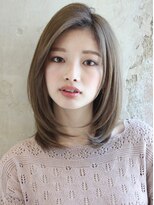 アフロート ルヴア(AFLOAT RUVUA)&nbsp;さらっとかきあげ大人ひし形レイヤー×ヌーディーベージュ