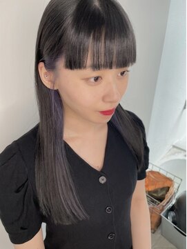 オンザ(ONTHE) ワイドバングぱつっとロング