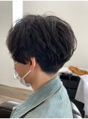 大人かわいい刈り上げマッシュショート　30代40代