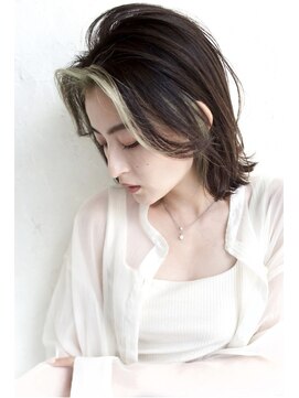 グランアージュ 柏西口店(grandage) くびれミディ/フェイスフレーミング/暗髪インナーカラー/柏 k3