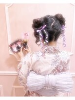 【ヘアセット】浴衣におすすめ♪おだんごヘア♪