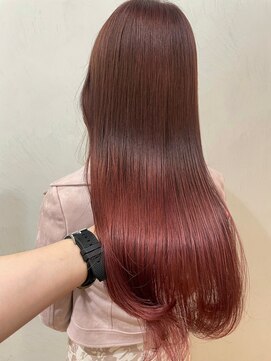 キュア 表参道(CURE) 黒髪/グレージュカラー/ココアベージュ/ヘルシーロング[表参道]