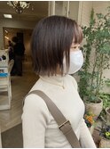 カジュアル大人ガーリー外ハネショートボブ30代40代梅ヶ丘美容室