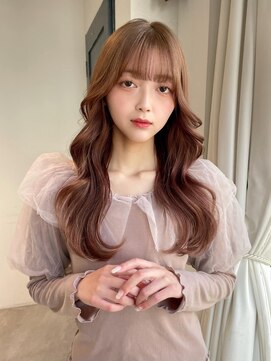 フォルテ 島田店 韓国前髪×ミルクティーアッシュ