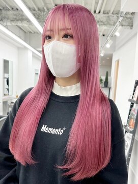 ウィコ 新宿(WICO) ピンクロング☆[新宿駅/イメチェン/チェリーブラウン]