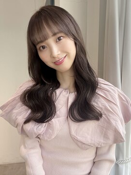 フォルテ 表参道店(FORTE) 韓国風スタイル/シースルーバンク/ベージュカラー/うるツヤ
