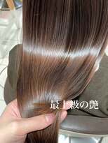 アース 武蔵境店(HAIR & MAKE EARTH) 髪質改善に挑戦中の４０代のお客様☆