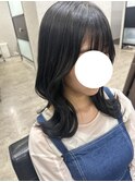 ブルーブラック韓国風くびれヘア☆担当あや☆
