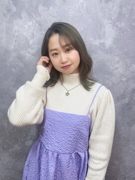 シオ ヘアー デザイン(Sio. hair design) 明るめオリーブベージュ