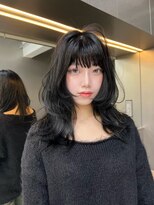 イキ 表参道(iki omotesando)&nbsp;ハッシュカット/フルバング/似合わせカット/レッドブラウン