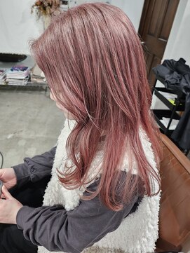 アオゾラヘアーカミノウラ(AOZORA HAIR kaminoura) ピンク