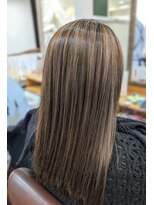 ヘアークリエイト マァーノ(Hair create mano) 白髪ぼかしハイライト