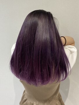 アース 亀有店(HAIR&MAKE EARTH) グラデーションラベンダーカラー