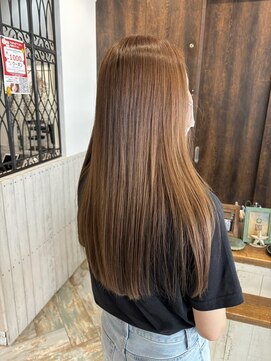 リノナ(Linona) ★似合わせカットグレーベージュ髪質改善インナーカラー前髪