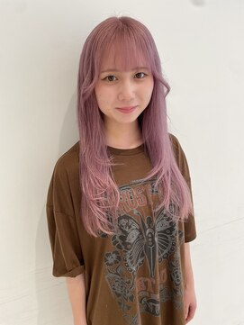 ハイブ 金沢(Hive) ブリーチあり ペールピンク モーブピンク