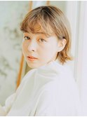 セミディカールショート姫カットシアーカラー