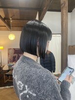 ニッカ(nicca)&nbsp;前下がり切りっぱなしボブ