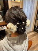 お呼ばれスタイル＊シニヨン