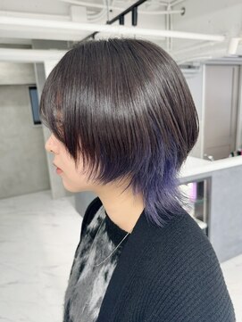 スウィープ(sweep) ウルフカット×インナーラベンダー