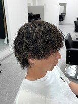 ブライト(BRIGHT)&nbsp;マッシュウルフ波巻きスパイラルパーマ