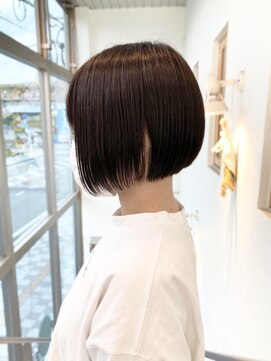 トップヘアー 大元店(TOP HAIR) 10代20代30代前下がりミニボブ【つばき】