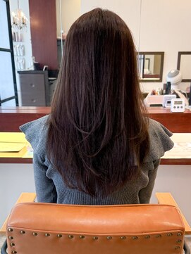 マーリャヘアー(mallia hair) レイヤースタイルレイヤーカットロングレイヤー小顔スタイル
